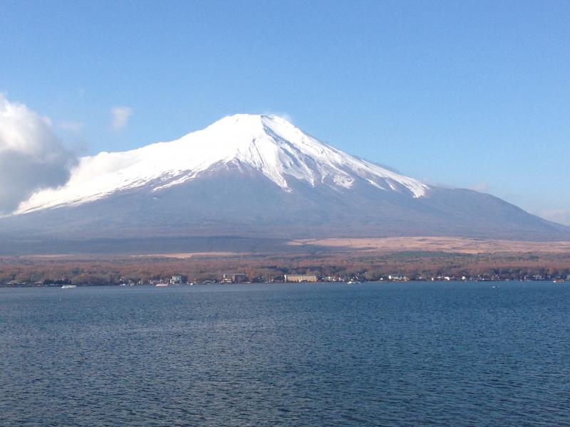 山中湖からの富士山