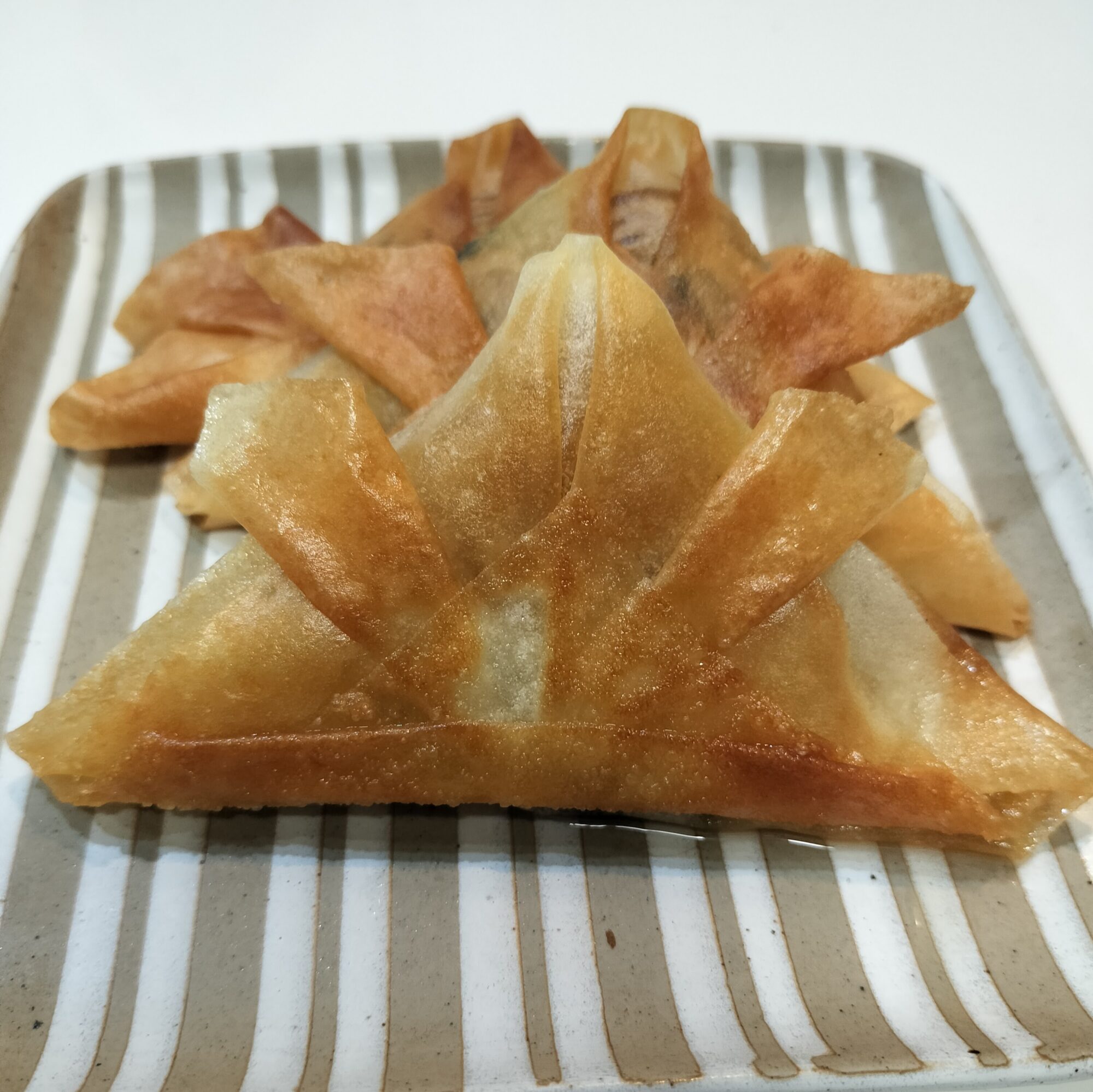 かぶと春巻きを作りました。